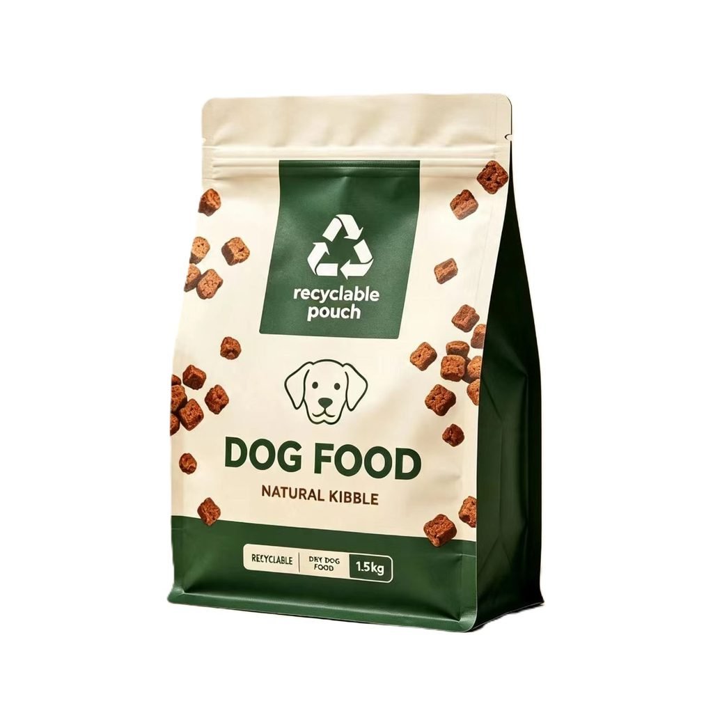 1.5kg recyclable dog food bag from China packaging manufacturer