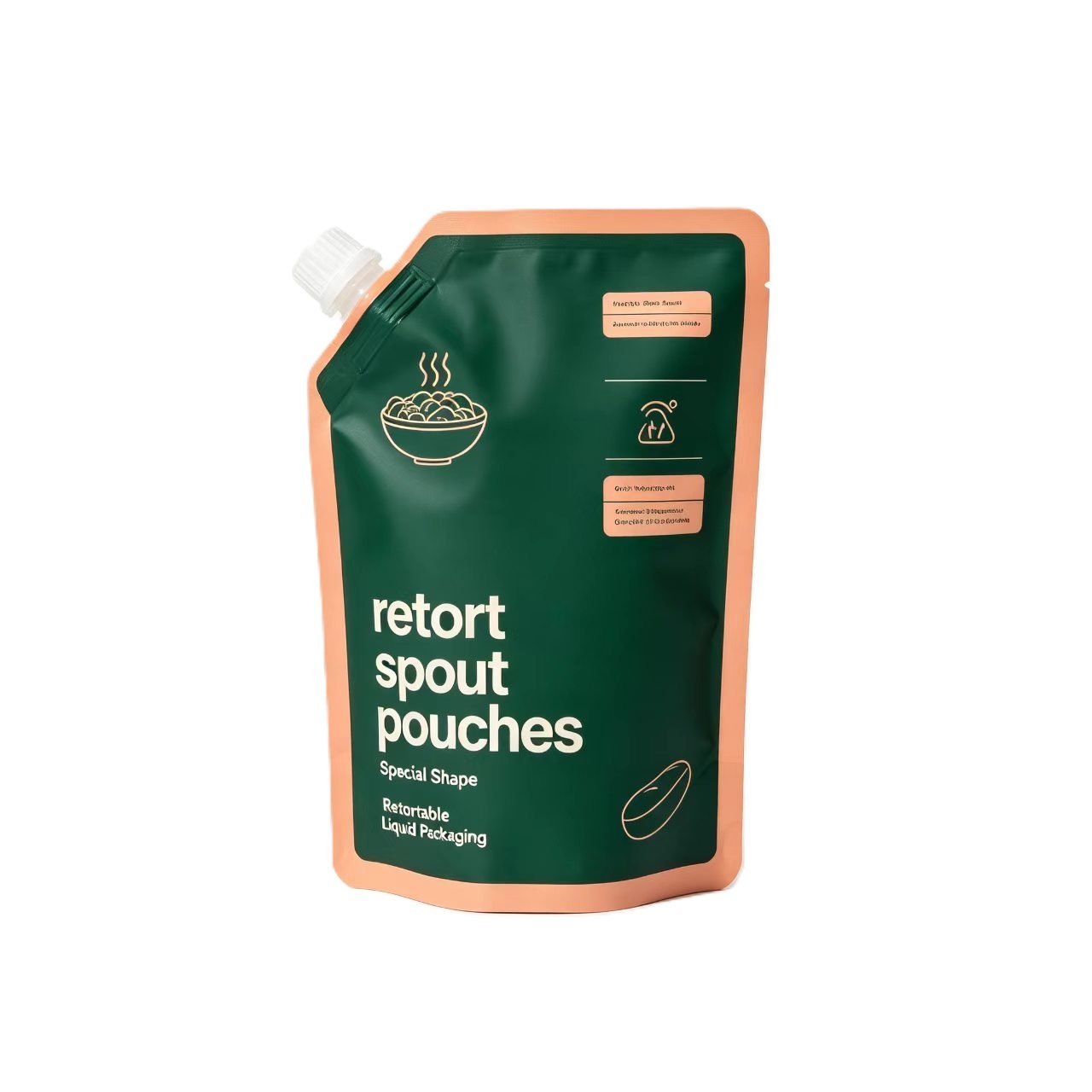 custom printed retort spout pouch wholesale supplier